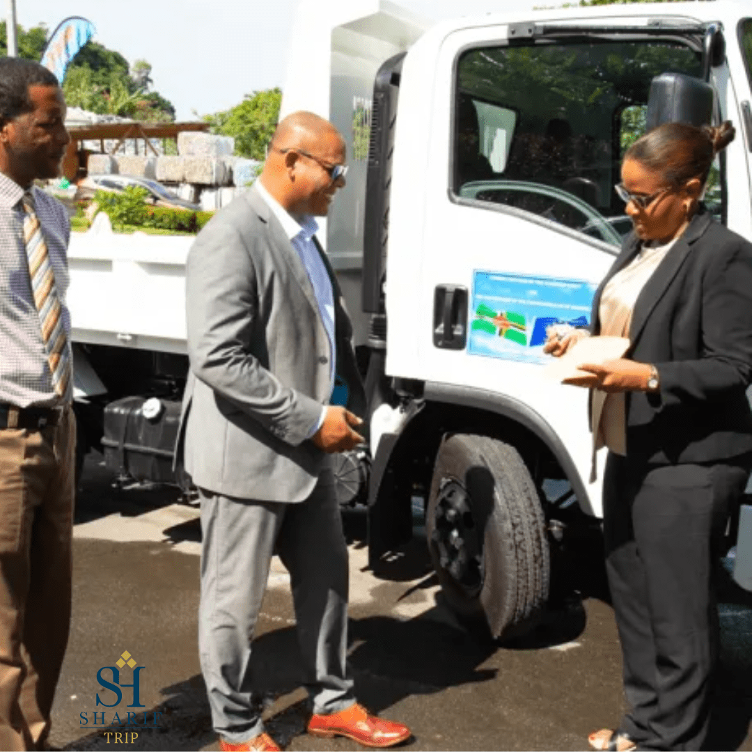 اختصاص کامیون‌های جدید برای جمع آوری‌های زباله‌ها در دومینیکا