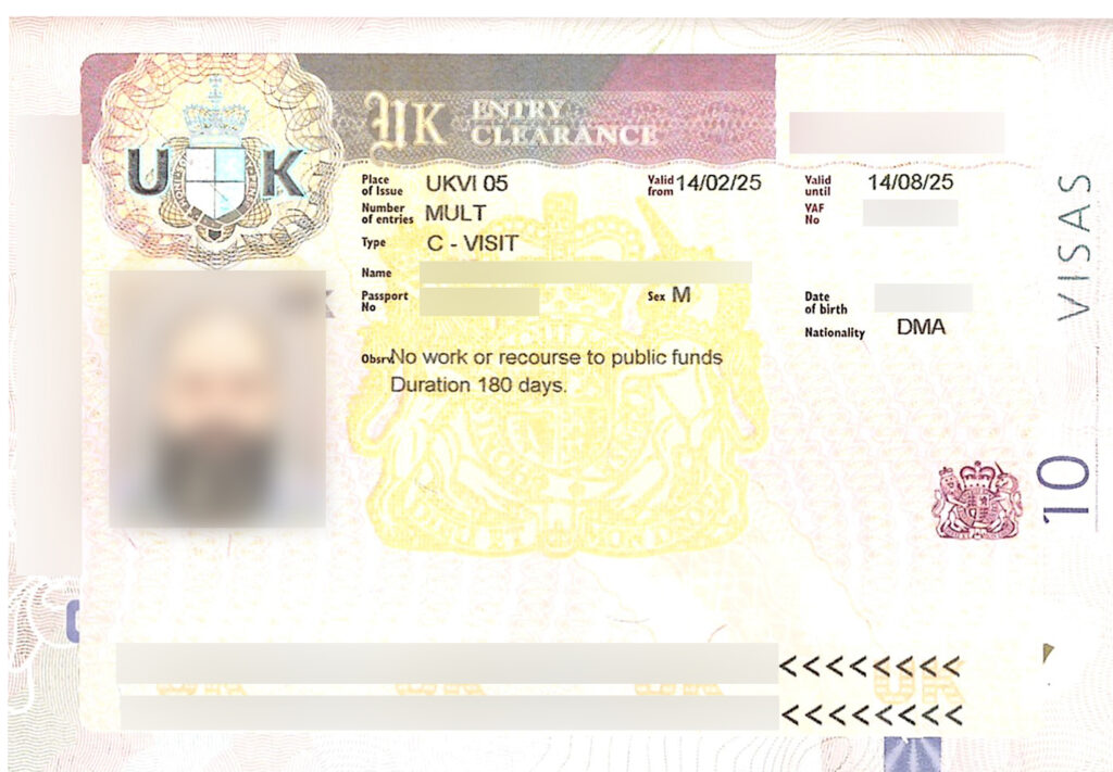 Mr HM Sharif UK visa 2 - visas
